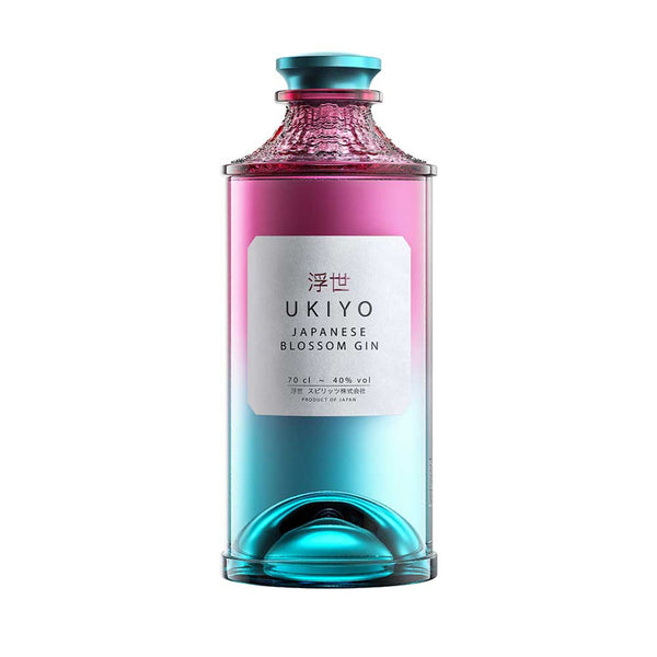 Ukiyo Japanese Blossom Gin 0,7l, alk. 40 tilavuusprosenttia, Gin Japan