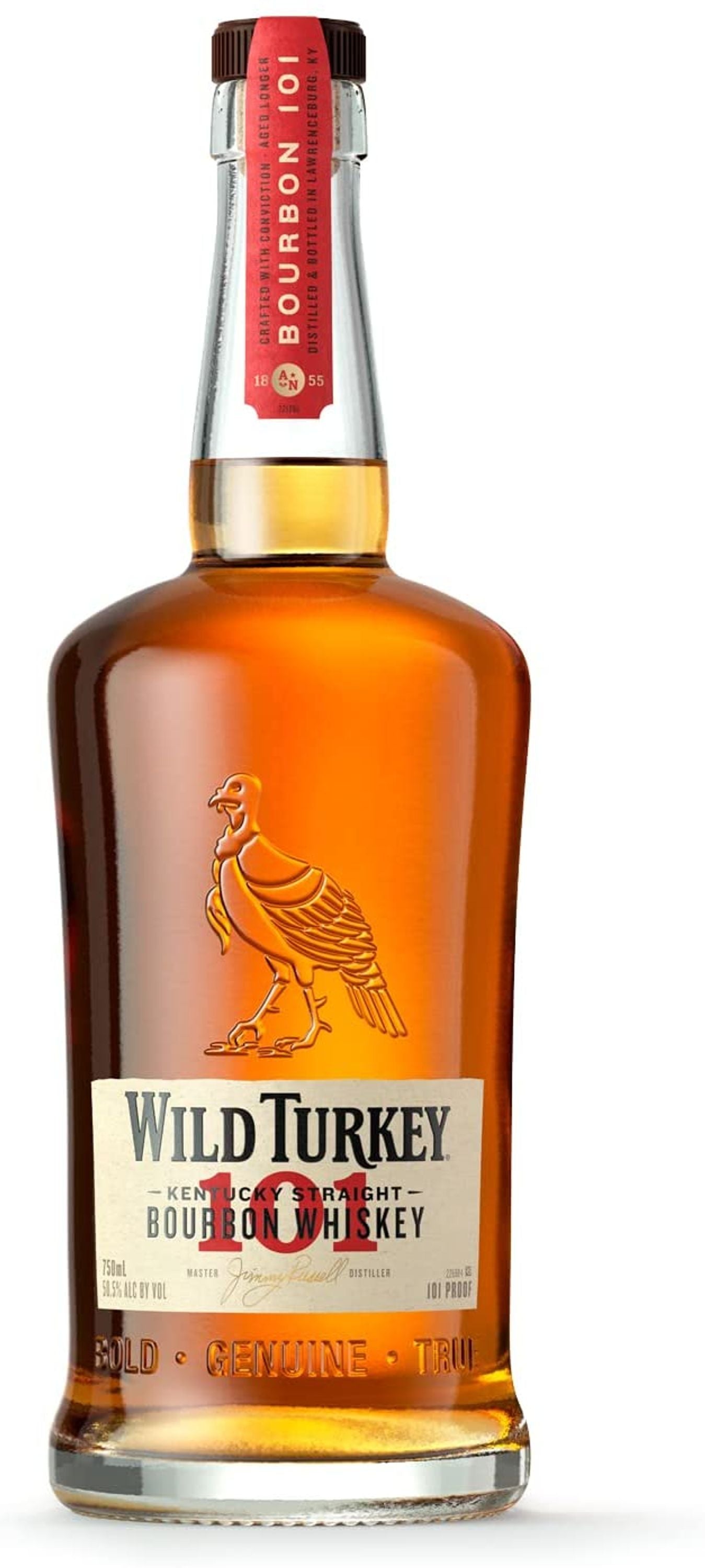 Wild Turkey 101 Proof Kentucky Straight Bourbon Whisky 0,7l, alk. 50,5 tilavuusprosenttia.