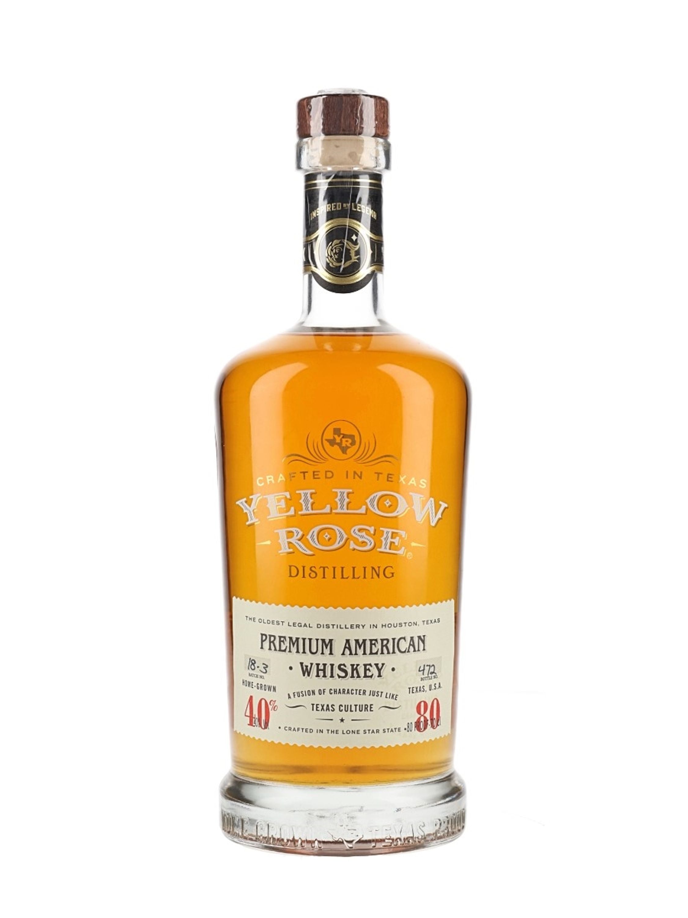 Yellow Rose Premium American Whisky 0,7l, alk. 40 % tilavuudesta