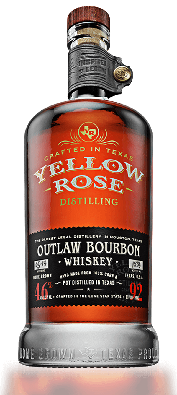 Yellow Rose Outlaw American Bourbon Whiskey 0,7l, alc. 46 Vol.-%