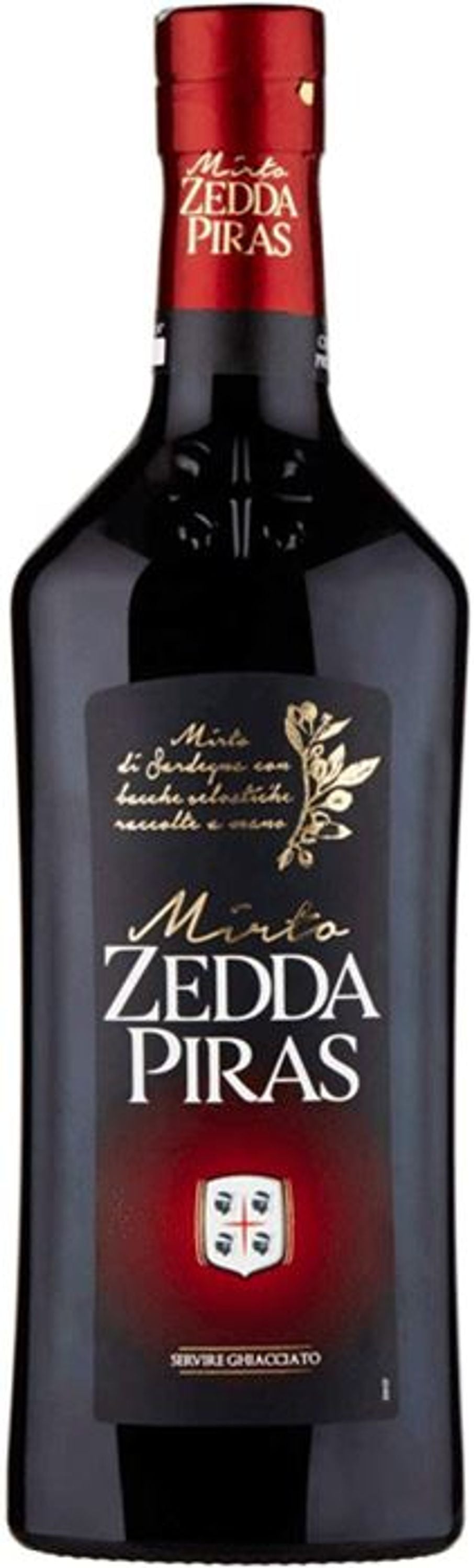 Zedda Piras Mirto Rosso 0.7l, alc. 32% by volume, myrtle liqueur