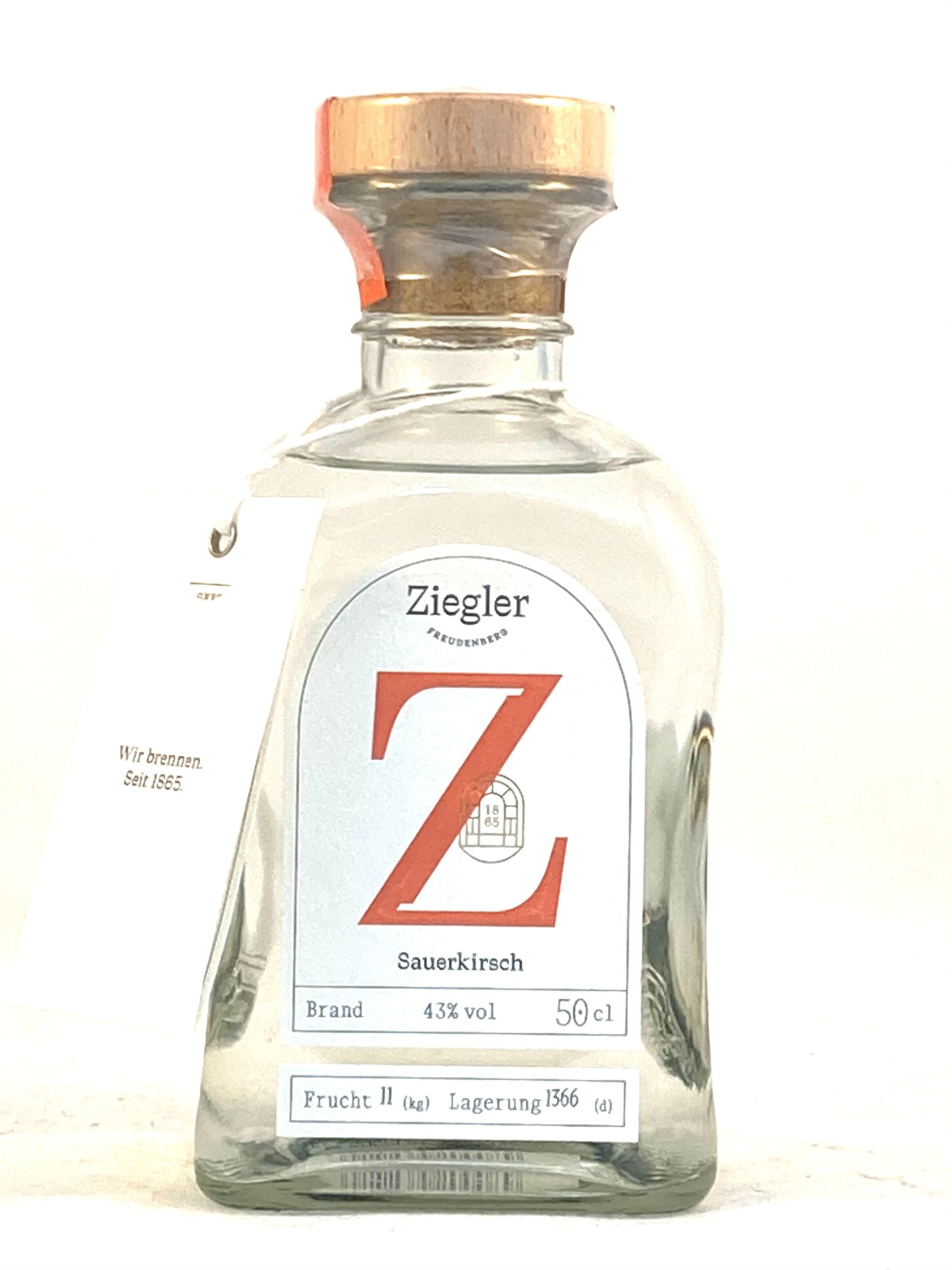 Ziegler Sauerkirschbrand 0,5l, alc. 43 Vol.-%